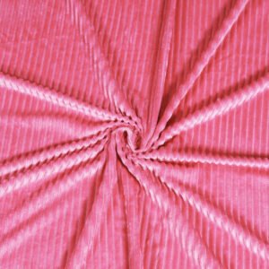 Winter Warm King Size Flat Double Bedsheet With 2 Pillow Cover (Salmon)