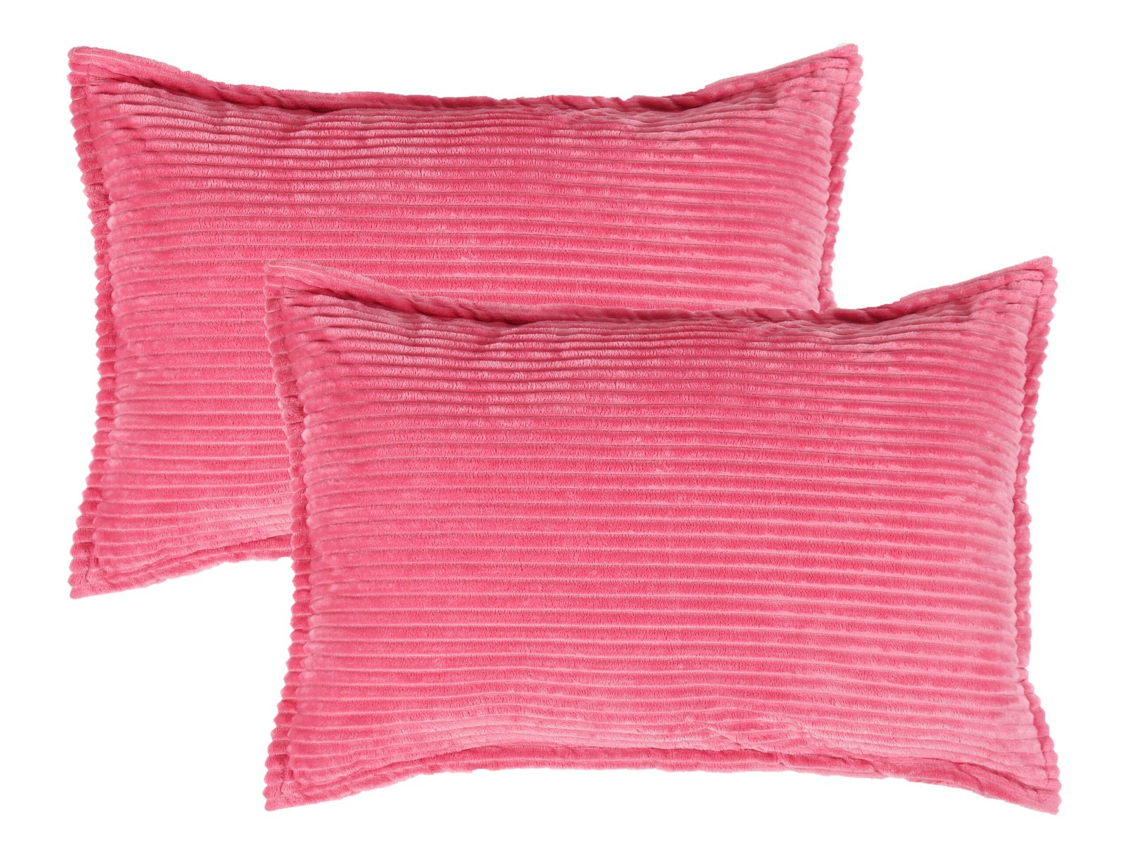 Winter Warm King Size Flat Double Bedsheet With 2 Pillow Cover (Salmon)