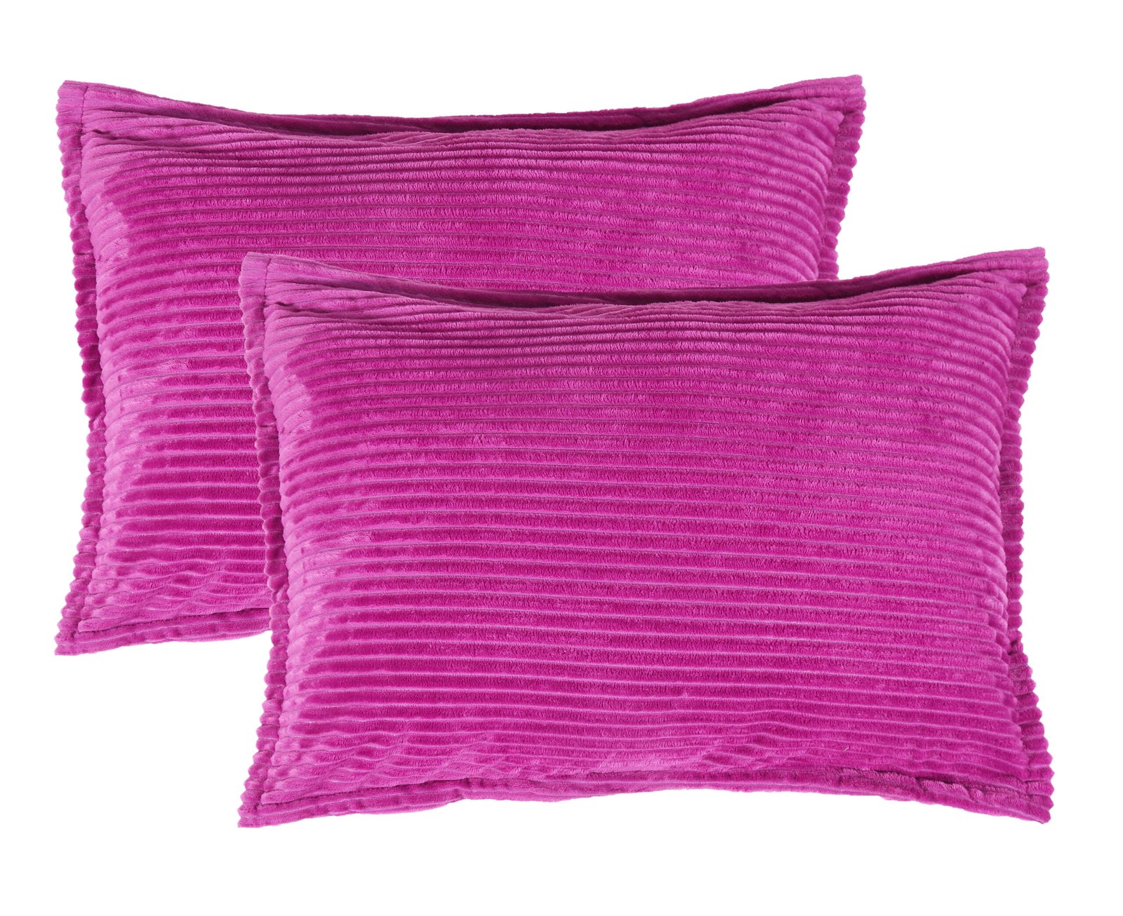 Winter Warm King Size Flat Double Bedsheet With 2 Pillow Cover (Pink)