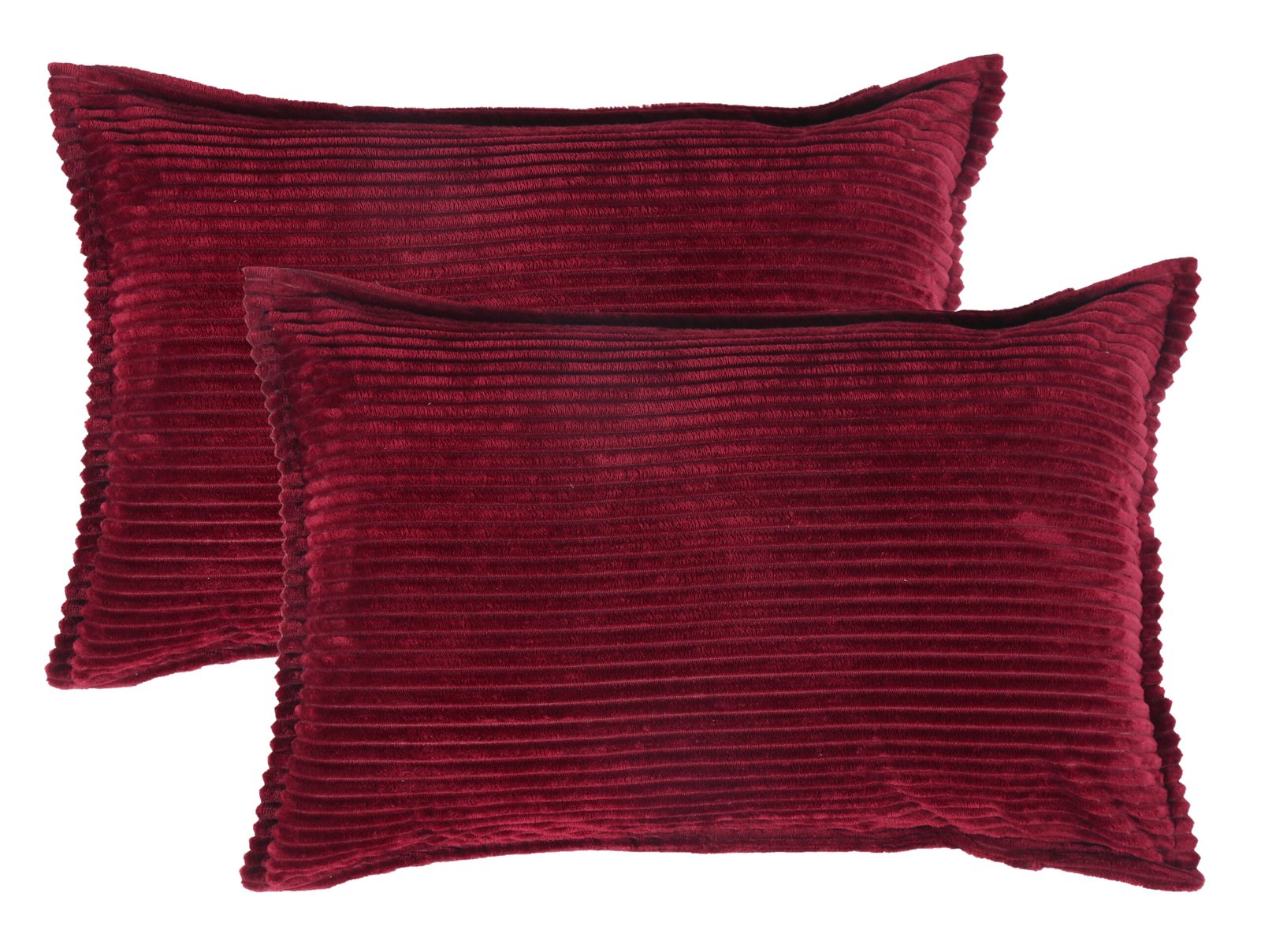 Winter Warm King Size Flat Double Bedsheet With 2 Pillow Cover (Maroon)
