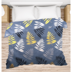 Summer And Winter Season Microfiber Super Soft AC Comforter Double Bed (Grey)