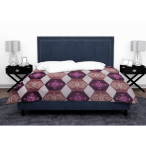 Summer And Winter Season Microfiber Super Soft AC Comforter Double Bed (Purple)