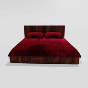 Winter Warm King Size Flat Double Bedsheet With 2 Pillow Cover (Maroon)