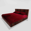 Winter Warm King Size Flat Double Bedsheet With 2 Pillow Cover (Maroon)