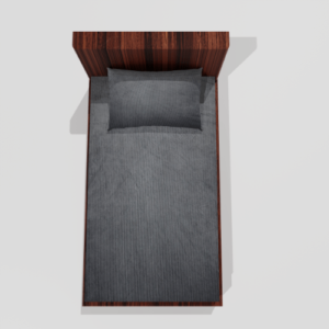 Winter Warm Soft Fitted Single Bedsheet With 1 Pillow Cover (Grey)