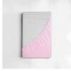 Winter Warm Soft Fitted Single Bedsheet With 1 Pillow Cover (Pink)