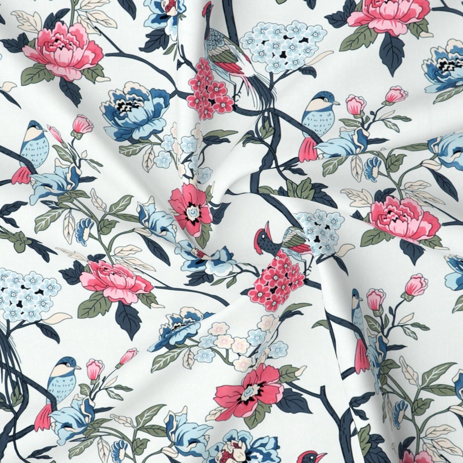 Glace Cotton Double Flat Bedsheet With 2 Pillow Covers (White)