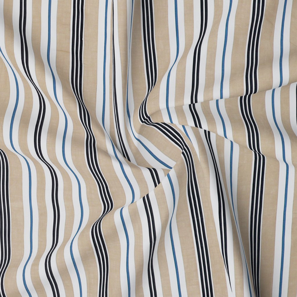 Elastic Fitted King Size Double Bed Sheet With 2 Pillow Covers (Blue)2