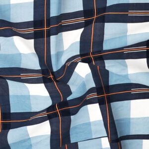 Elastic Fitted King Size Double Bed Sheet With 2 Pillow Covers (Blue)