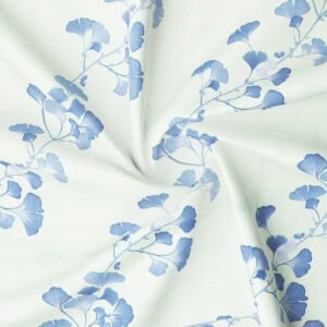 Glace Cotton Double Flat Bedsheet With 2 Pillow Covers (Green)