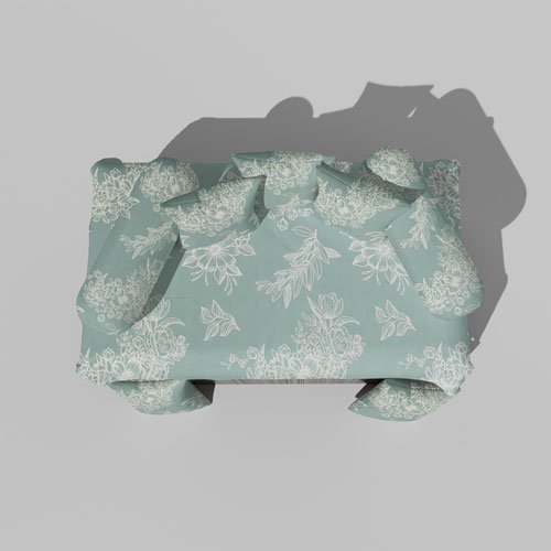 210 TC Cotton Printed Diwan (Set of 8 Pieces)1 Single Bedsheet 5 Cushion Covers And 2 Bolster Cover