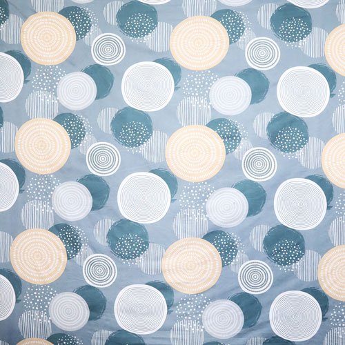 210 TC Cotton Printed Diwan (Set of 8 Pieces)1 Single Bedsheet 5 Cushion Covers And 2 Bolster Cover