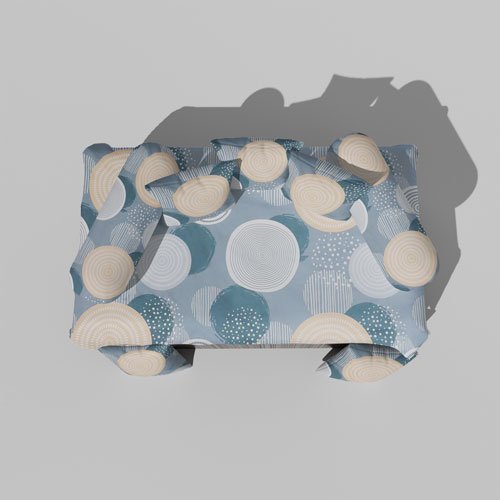 210 TC Cotton Printed Diwan (Set of 8 Pieces)1 Single Bedsheet 5 Cushion Covers And 2 Bolster Cover