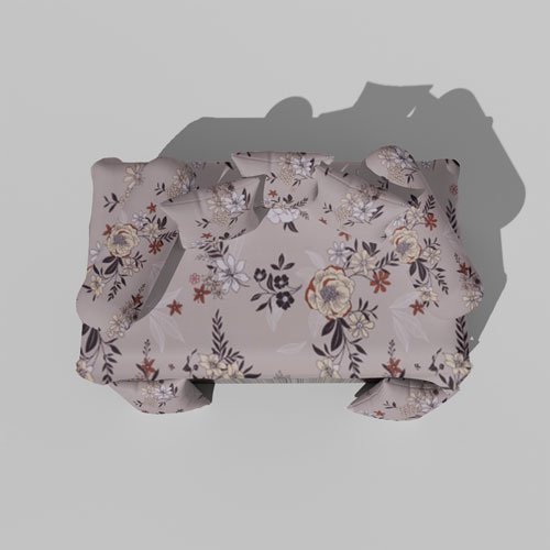 210 TC Cotton Printed Diwan (Set of 8 Pieces)1 Single Bedsheet 5 Cushion Covers And 2 Bolster Cover