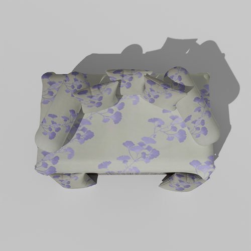 210 TC Cotton Printed Diwan (Set of 8 Pieces)1 Single Bedsheet 5 Cushion Covers And 2 Bolster Cover