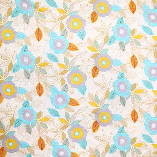 Cotton Double Flat Bedsheet With 2 Pillow Covers (Cream)