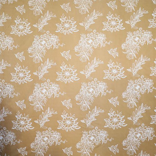 Cotton Double Flat Bedsheet With 2 Pillow Covers (Yellow)