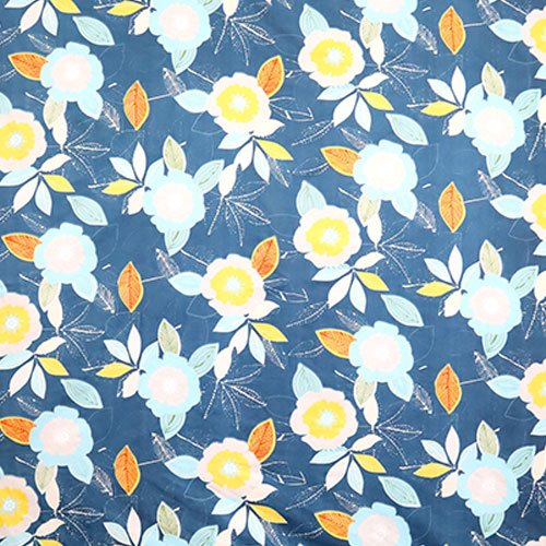 Cotton Single Flat Bed Sheet With 1 Pillow Cover (Green)