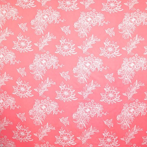Cotton Single Flat Bed Sheet With 1 Pillow Cover (Salmon)
