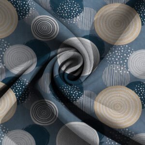 Single Glace Cotton Elastic Fitted Bed Sheet With One Pillow Cover (Blue)