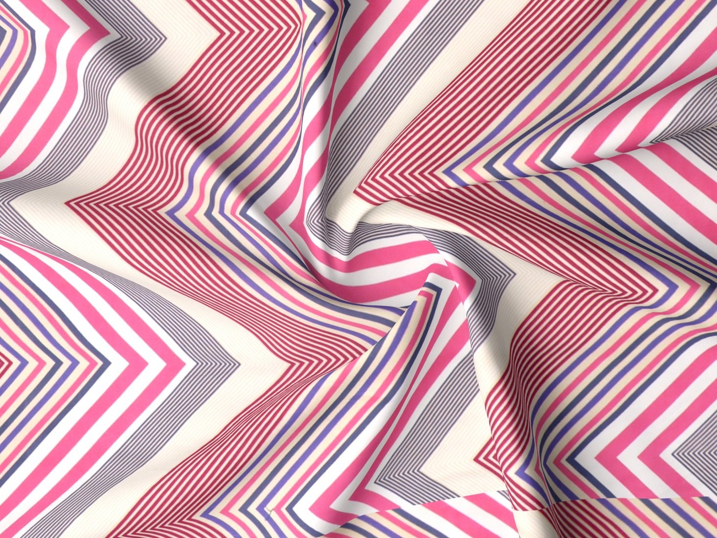 Glace Cotton Double Flat Bedsheet With 2 Pillow Covers (Pink)