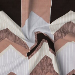 RD TREND Presents Elastic Fitted Queen Size Double Bed Sheet With 2 Pillow Covers (Coffee)