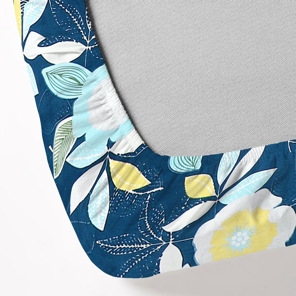 RD TREND Presents Elastic Fitted Queen Size Double Bed Sheet With 2 Pillow Covers (Green)