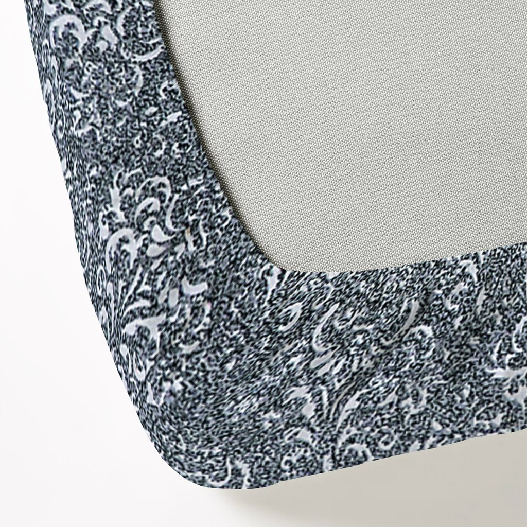 RD TREND Presents Elastic Fitted Queen Size Double Bed Sheet With 2 Pillow Covers (Grey)