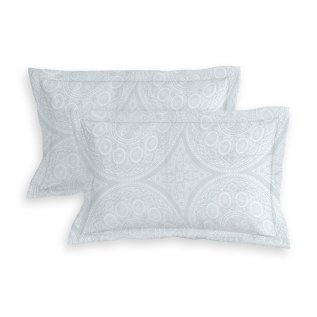 RD TREND 100% King Size Pure Cotton Double Flat Bed Sheet With 2 Pillow Covers (Steel Grey)