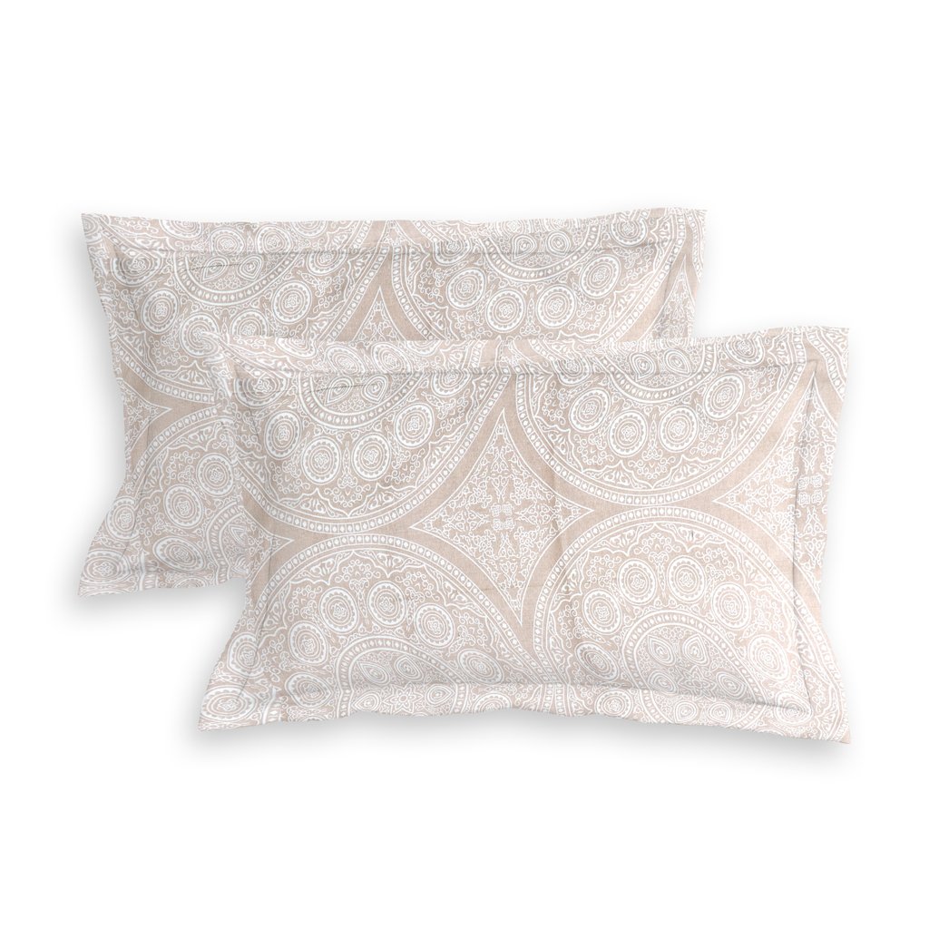 RD TREND 100% King Size Pure Cotton Double Flat Bed Sheet With 2 Pillow Covers (Nude Pink)