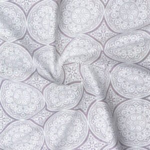 RD TREND 100% King Size Pure Cotton Double Flat Bed Sheet With 2 Pillow Covers (Mouse)