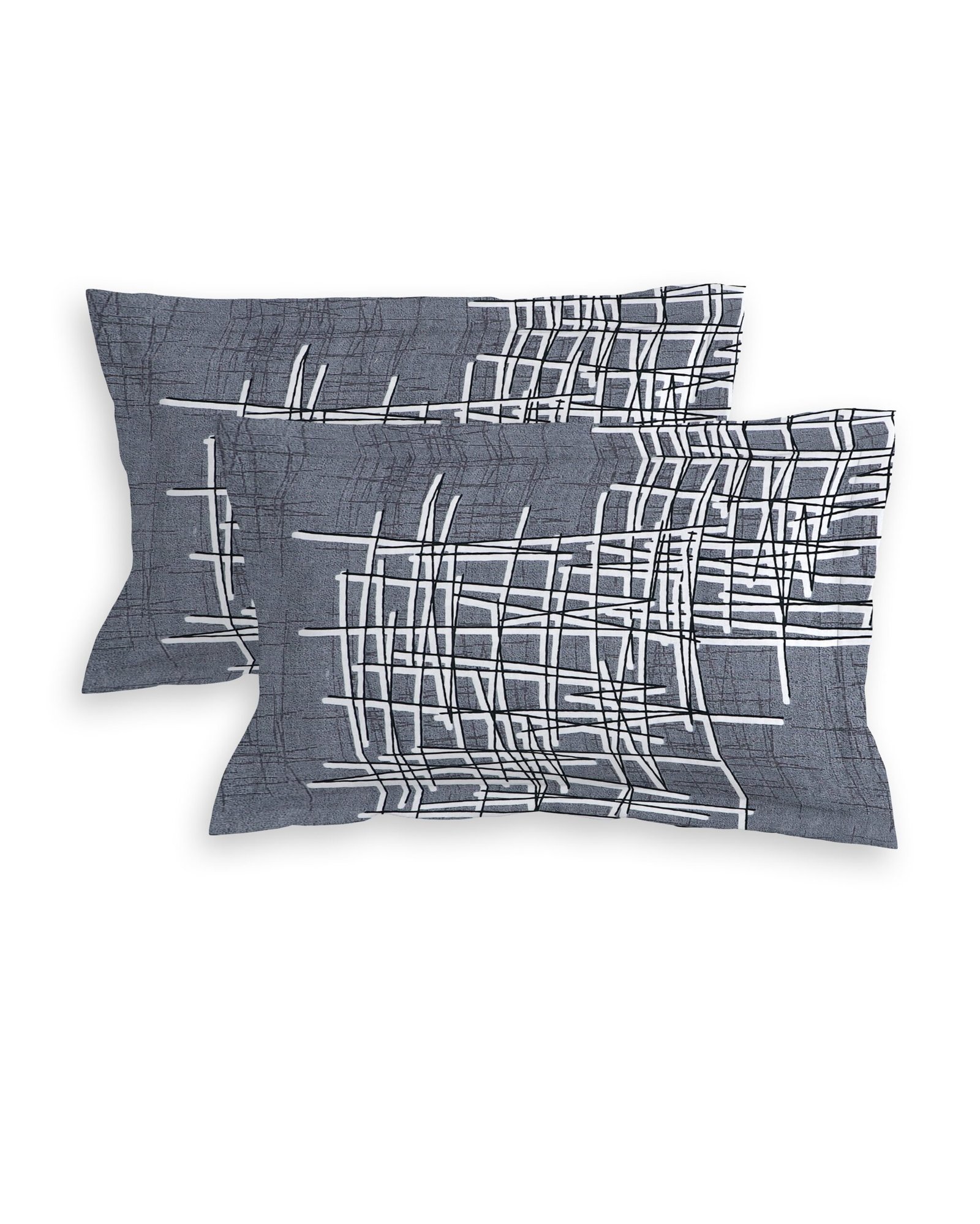 RD TREND 100% King Size Pure Cotton Double Flat Bed Sheet With 2 Pillow Covers (Baby Blue)