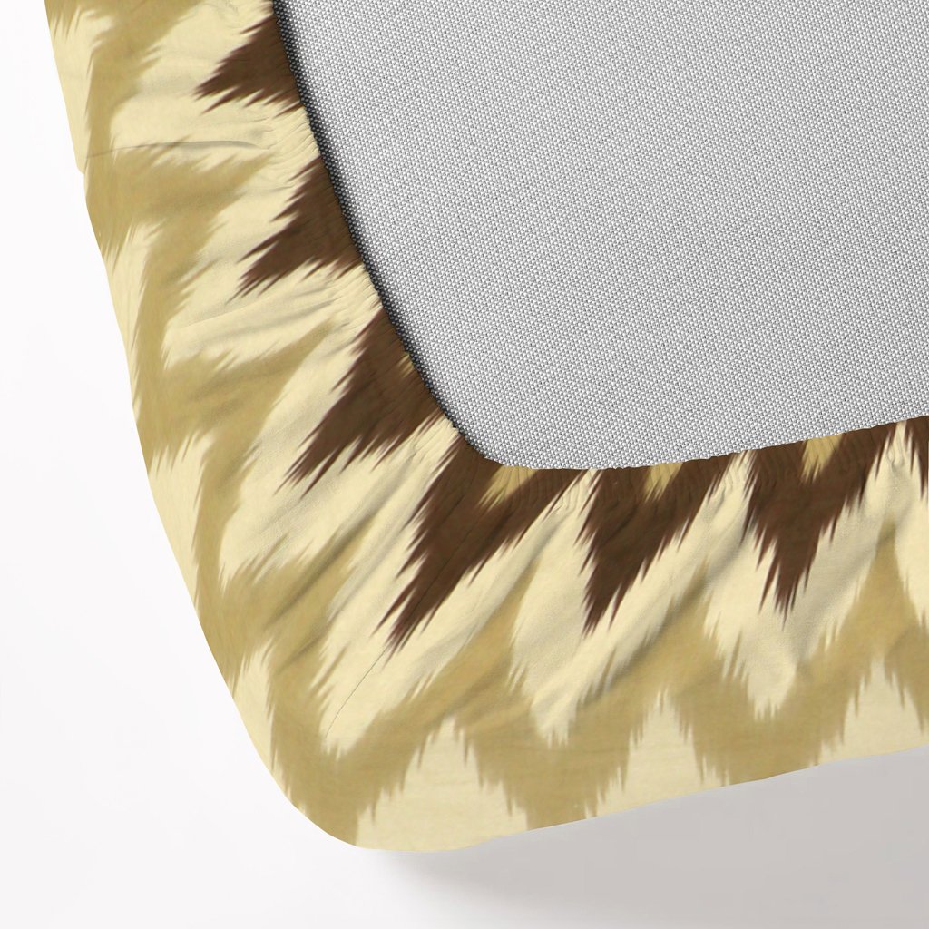 RD TREND 100% Pure Cotton Elastic Fitted Double Bedsheets With 2 Pillow Covers(Heena)