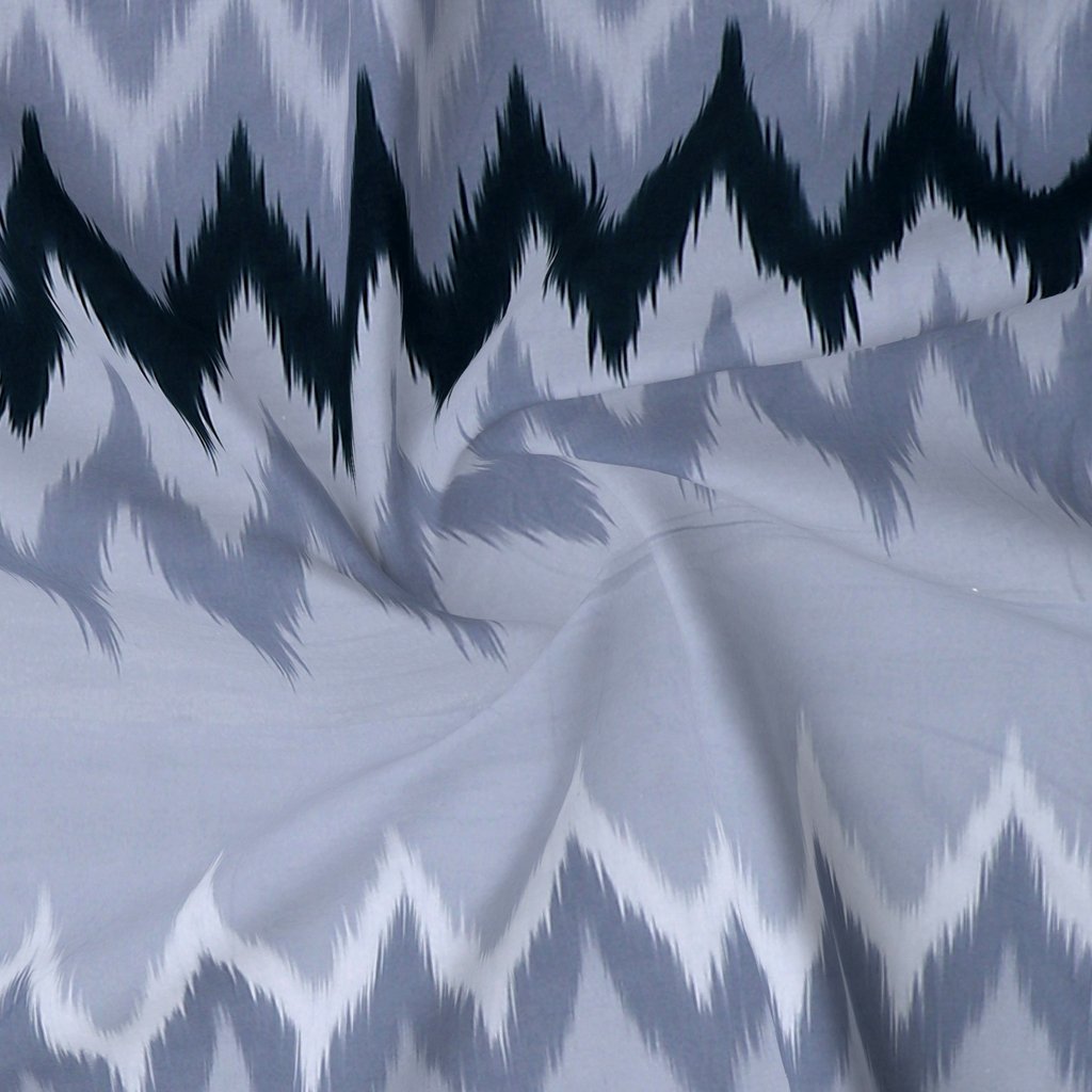 RD TREND 100% King Size Pure Cotton Double Flat Bed Sheet With 2 Pillow Covers (Grey)