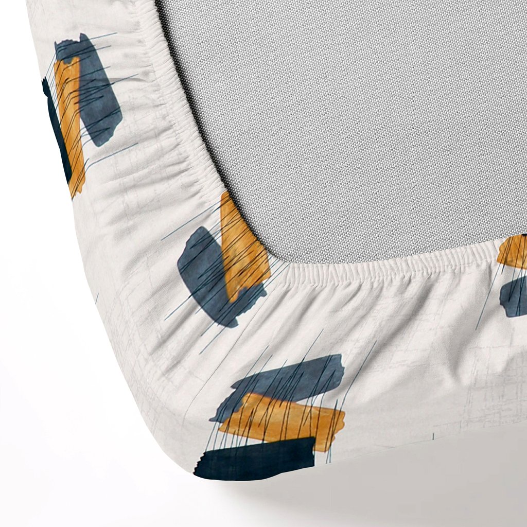 RD TREND 100% Pure Cotton Elastic Fitted Double Bedsheets With 2 Pillow Covers(Pista)