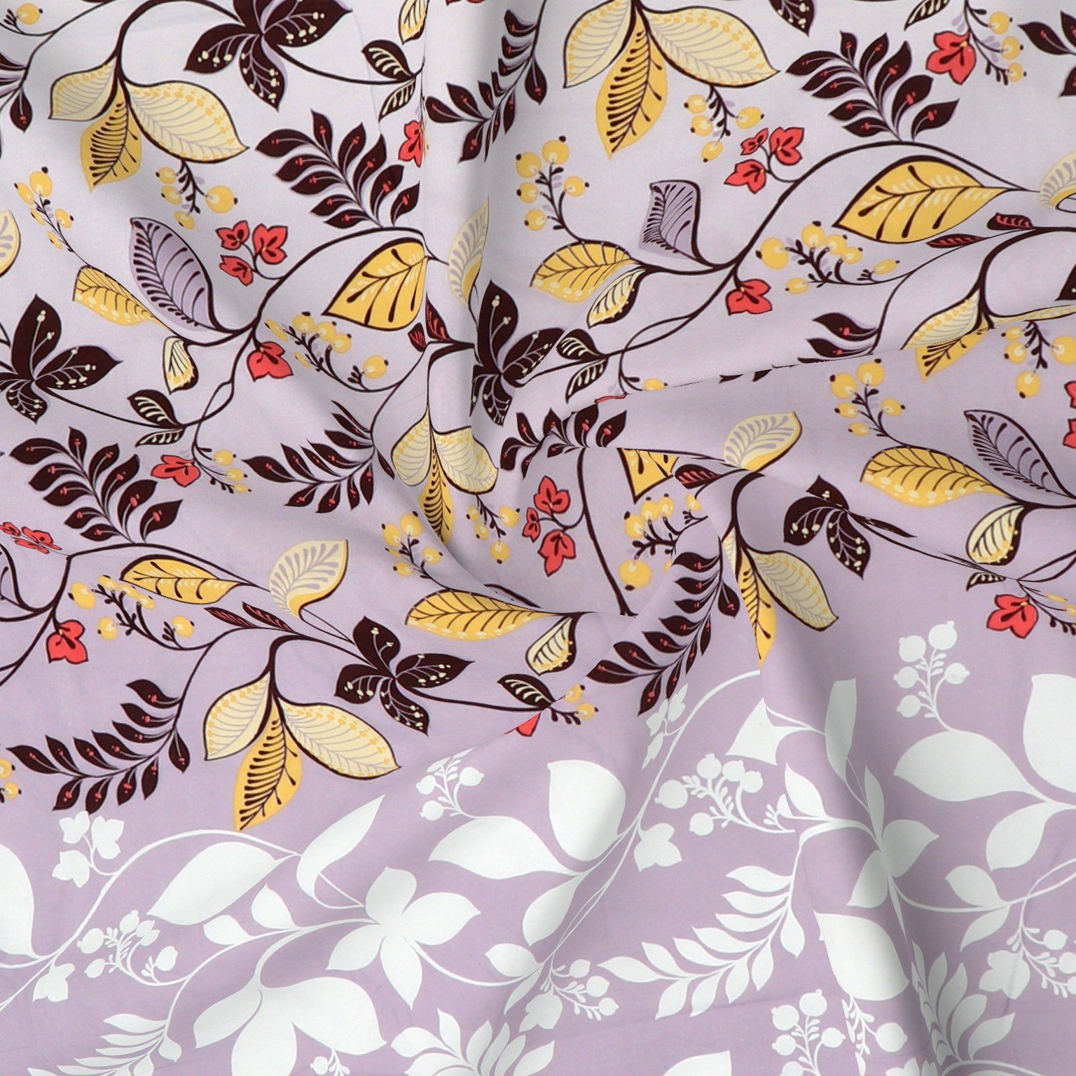 RD TREND 100% Pure Cotton Elastic Fitted Double Bedsheets With 2 Pillow Covers(Wine)