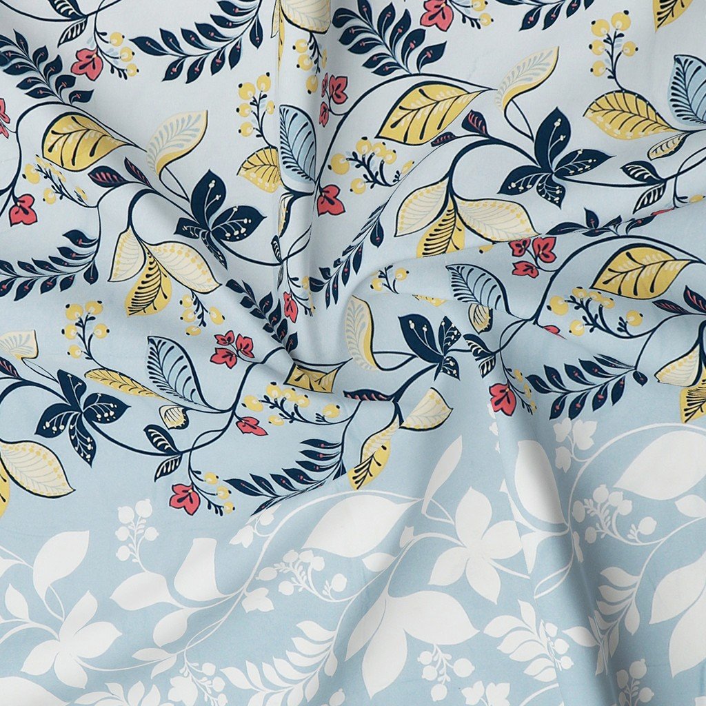 RD TREND 100% Pure Cotton Elastic Fitted Double Bedsheets With 2 Pillow Covers(Turkish Blue)