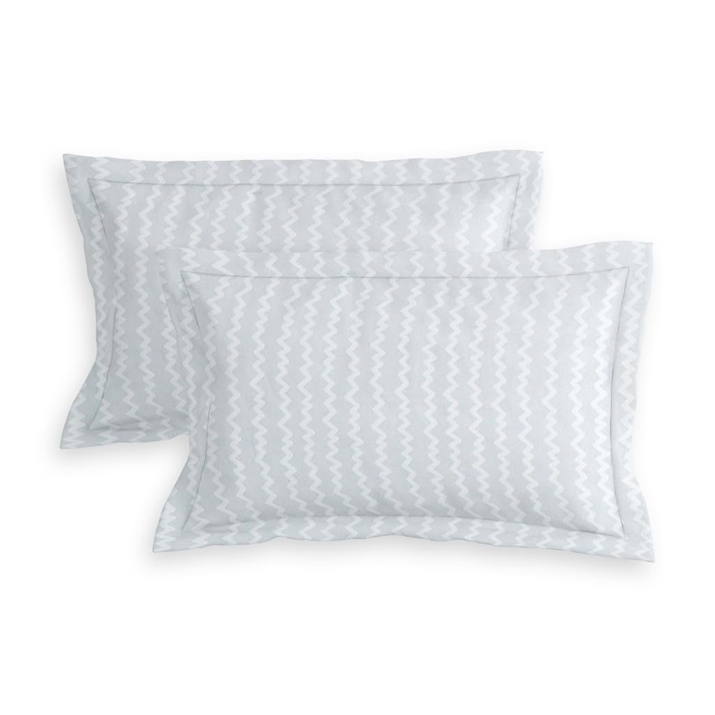 RD TREND Presents Elastic Fitted Queen Size Double Bed Sheet With 2 Pillow Covers (Grey)