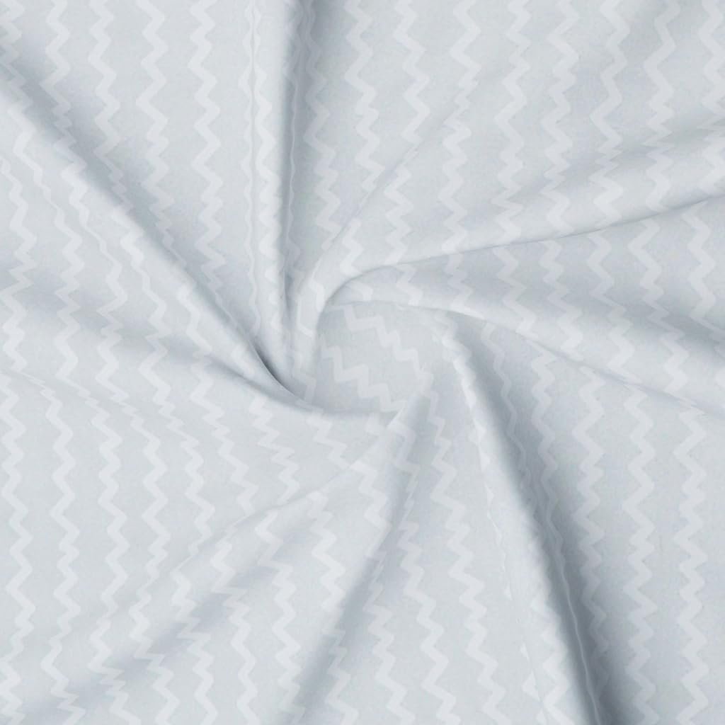 RD TREND Presents Elastic Fitted Queen Size Double Bed Sheet With 2 Pillow Covers (Grey)