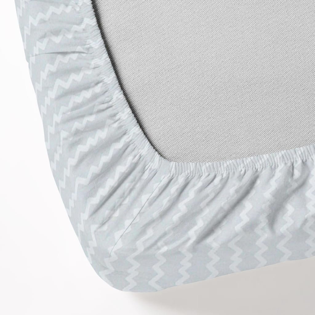 RD TREND Presents Elastic Fitted Queen Size Double Bed Sheet With 2 Pillow Covers (Grey)