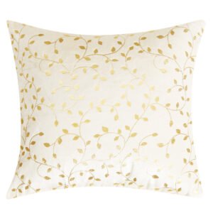 RD TREND Velvet Cushion Covers 16 x 16 inches,Set of 2 (Cream)
