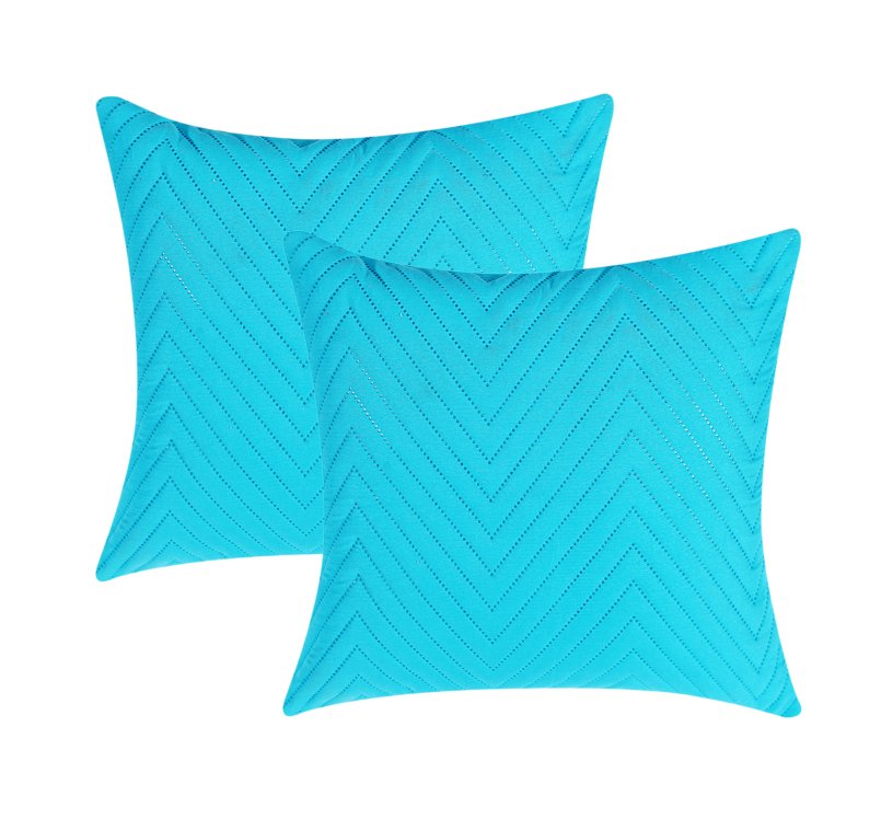 RD TREND UltraSonic Microfiber Cushion Covers,16 x 16 inches, Set of 5, 250 TC, Back Zipper (Firoji)