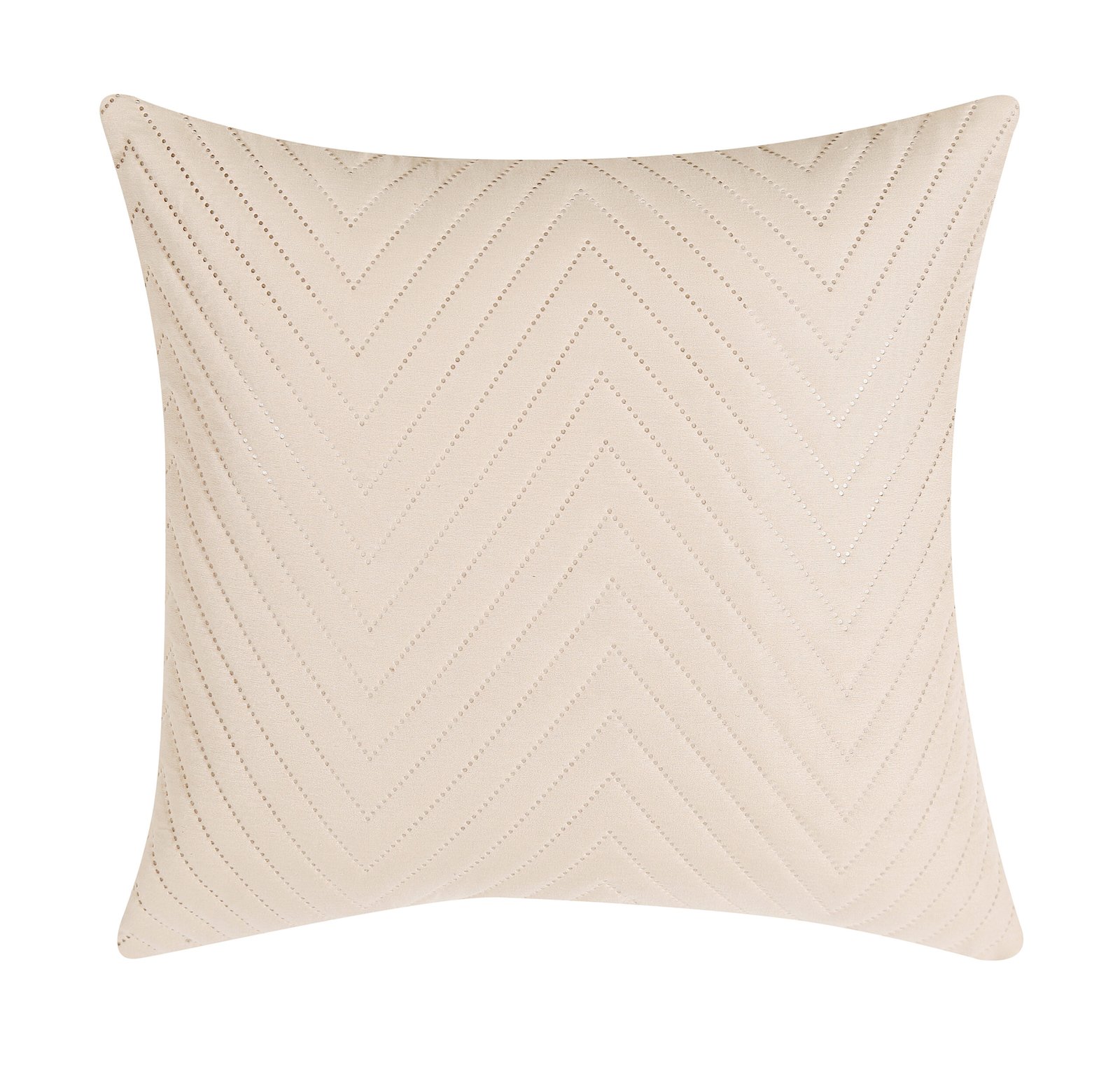 RD TREND UltraSonic Microfiber Cushion Covers,16 x 16 inches, Set of 5, 250 TC, Back Zipper (Beige)