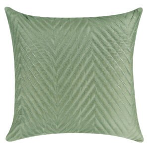 RD TREND UltraSonic Microfiber Cushion Covers,16 x 16 inches, Set of 5, 250 TC, Back Zipper (Miltry Green)
