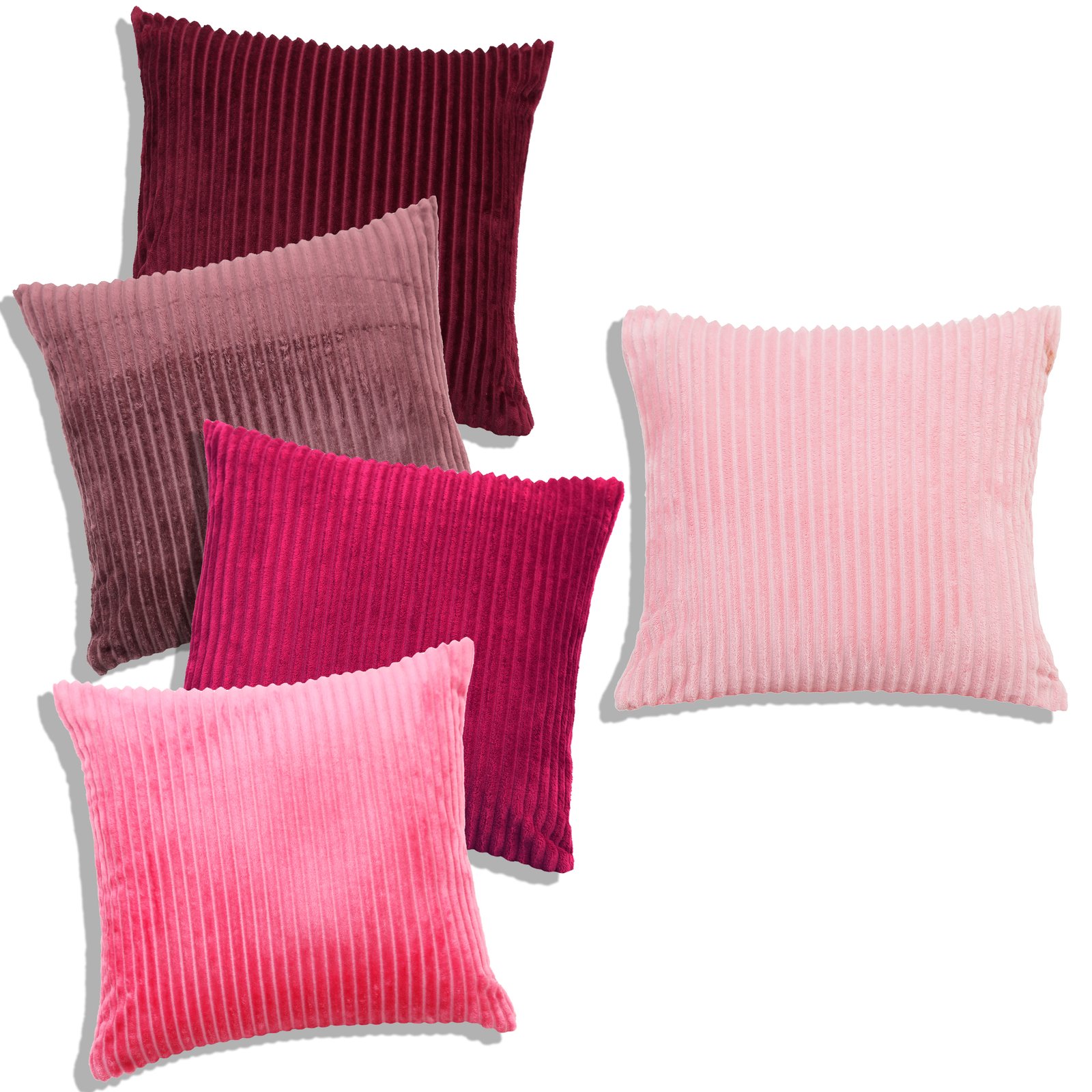 RD TREND Ultra Soft Cushion Covers 24 x 24 inches,Set of 5 (Multi-2)
