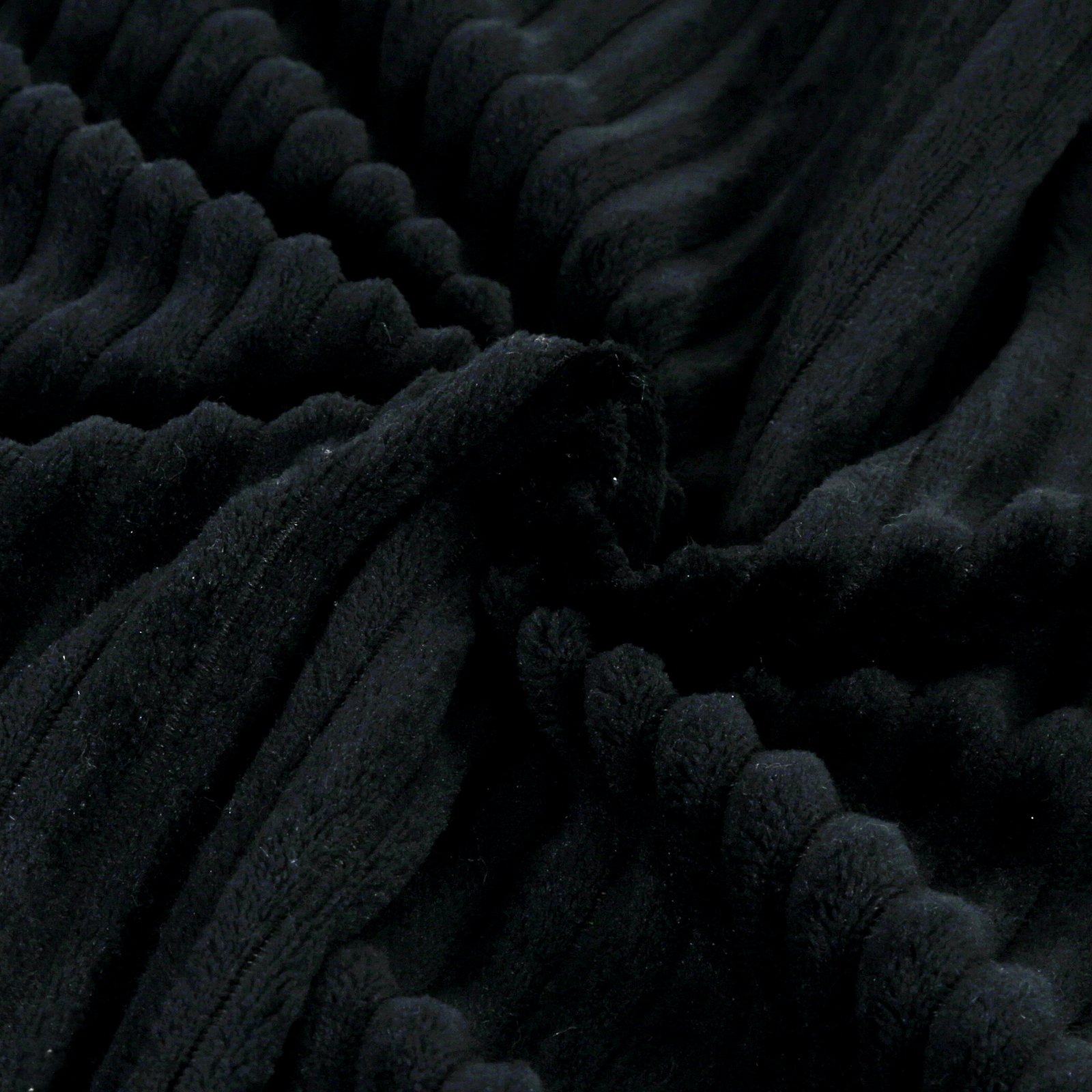 RD TREND Ultra Soft Cushion Covers 16 x 16 inches,Set of 5 (Black)