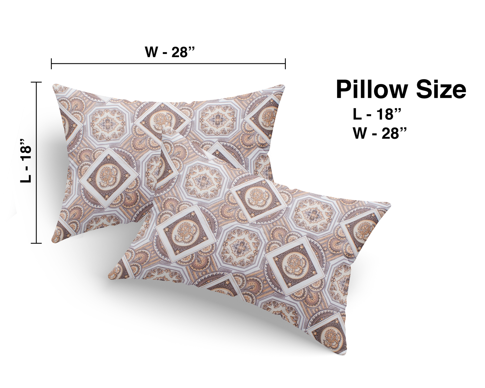 RD TREND Bedsheet for Double Bed 90 x 100 Inches, Glace Cotton Double Bedsheet with 2 Pillow Covers 18 x 28 Inches (Check-Brown)