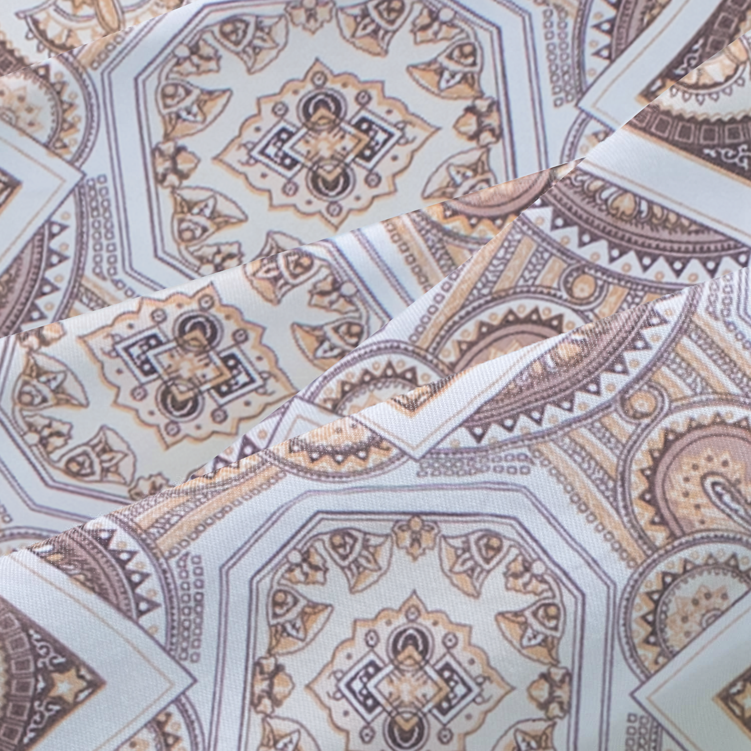 RD TREND Bedsheet for Double Bed 90 x 100 Inches, Glace Cotton Double Bedsheet with 2 Pillow Covers 18 x 28 Inches (Check-Brown)