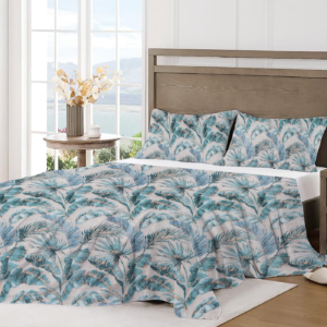 RD TREND Bedsheet for Double Bed 90 x 100 Inches, Glace Cotton Double Bedsheet with 2 Pillow Covers 18 x 28 Inches (Tree-Brown)