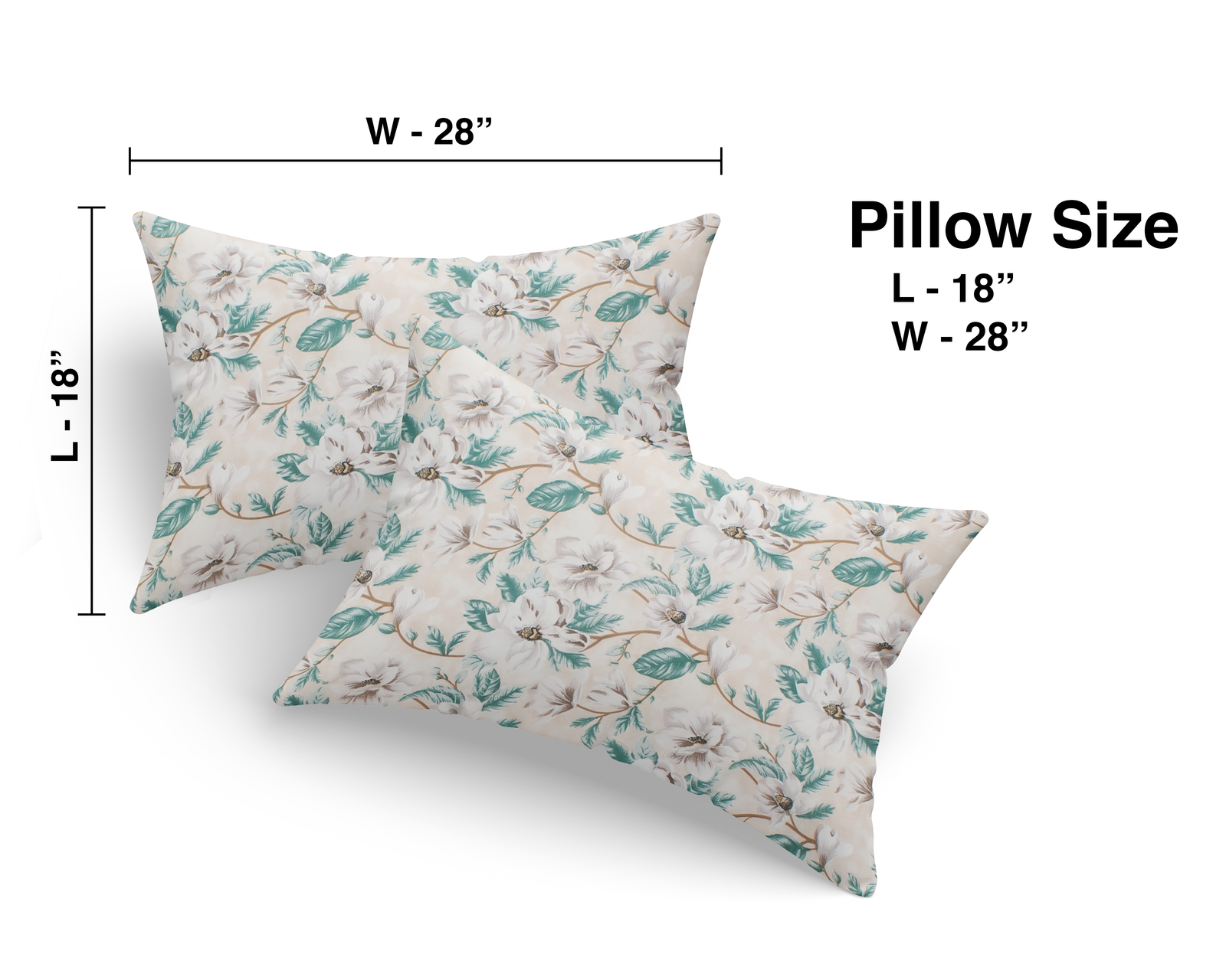 RD TREND Bedsheet for Double Bed 90 x 100 Inches, Glace Cotton Double Bedsheet with 2 Pillow Covers 18 x 28 Inches (Flower-Brown)